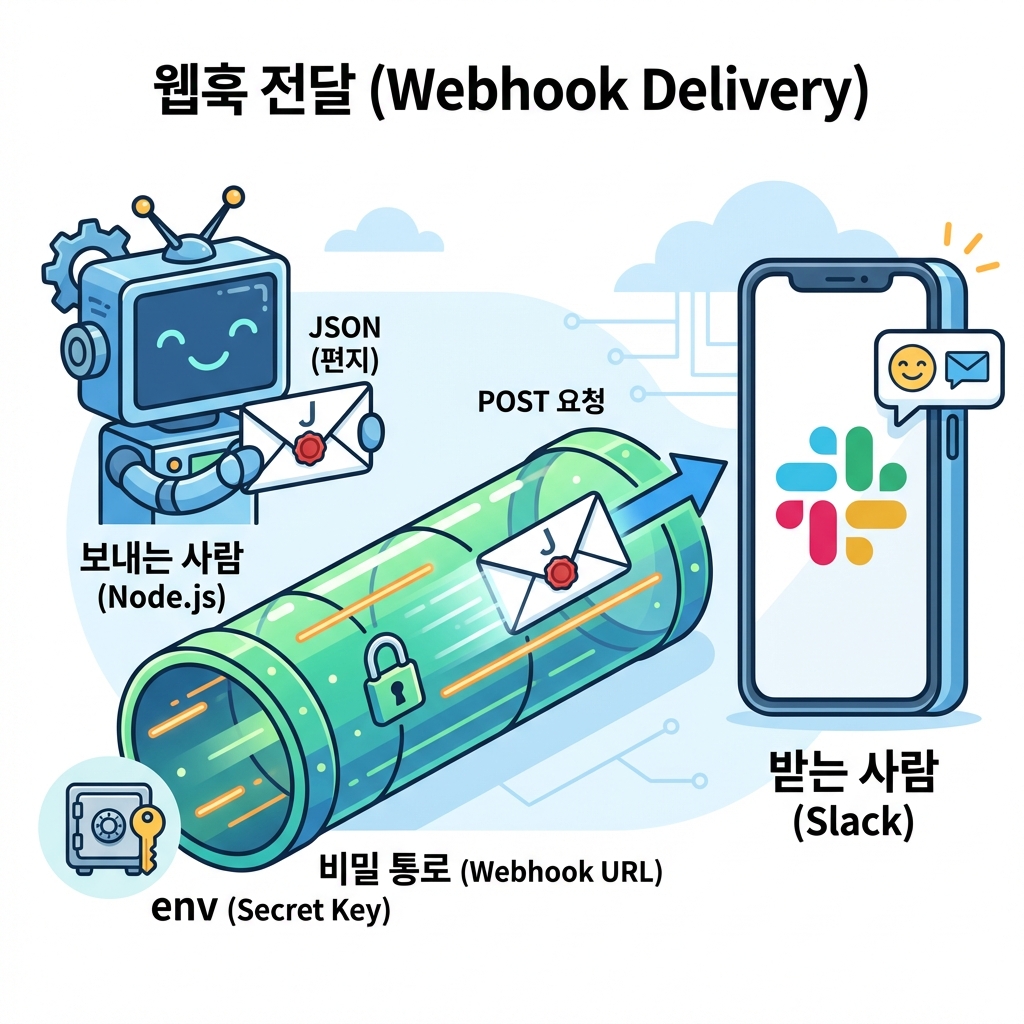 웹훅 전달 과정
