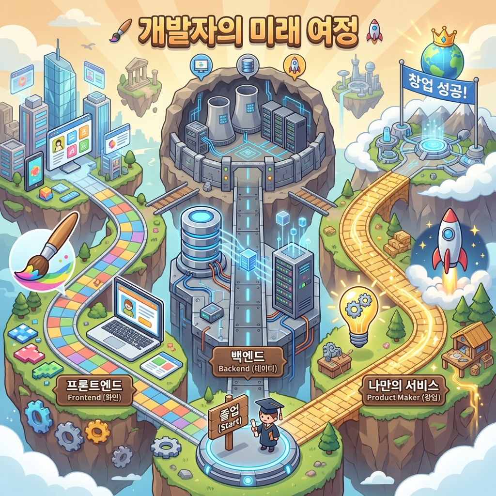 개발자 로드맵 (3가지 길)